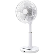 リビング扇風機 DCモーター搭載 音声操作 ホワイト 左右自動上下手動（真上まで向く） 首振り LF-T2523WH