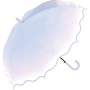 子供用傘 ピュアスカイビニール 55cm ジャンプ グラスファイバー パープル 335-005