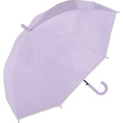 子供用傘 晴雨兼用 UV 55cm子供無地長 55cm ジャンプ UVカット加工 パープル 953-001
