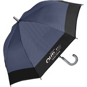 子供用傘 晴雨兼用 UVクールバイカラー 55cm ジャンプ UVカット加工 ネイビー 955-009