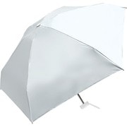 折りたたみ傘 晴雨兼用 UVコンパクト折 50cm 手開き 軽量スリム UVカット加工 耐風仕様 アイスブルー 945-003