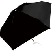 折りたたみ傘 晴雨兼用 UVコンパクト折 50cm 手開き 軽量スリム UVカット加工 耐風仕様 ブラック 945-003