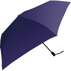 折りたたみ傘 晴雨兼用 UVオールウェザー自動開閉折 50cm 自動開閉 軽量スリム UVカット加工 耐風仕様 ネイビー 945-005