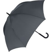 長傘 晴雨兼用 UVカラーグラスAジャンプ 70cm ジャンプ 耐風仕様 UVカット加工 ダークグレー 415-040
