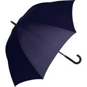 長傘 晴雨兼用 UVカラーグラスAジャンプ 70cm ジャンプ 耐風仕様 UVカット加工 ネイビー 415-040