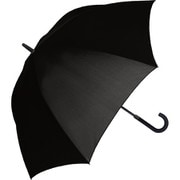 長傘 晴雨兼用 UVカラーグラスAジャンプ 70cm ジャンプ 耐風仕様 UVカット加工 ブラック 415-040