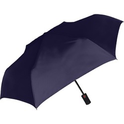 折りたたみ傘 晴雨兼用 UVカラーグラス自動開閉折 60cm 自動開閉 耐風仕様 UVカット加工 ネイビー 425-040