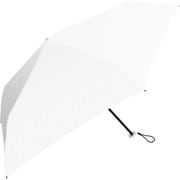 折りたたみ傘 UVAir+ 50cm 手開き 軽量スリム UVカット加工 耐風仕様 アイボリー 835-009