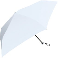 折りたたみ傘 UVAir+ 50cm 手開き 軽量スリム UVカット加工 耐風仕様 サックス 835-009