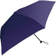 折りたたみ傘 UVAir+ 50cm 手開き 軽量スリム UVカット加工 耐風仕様 ネイビー 835-009