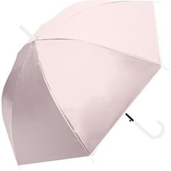 長傘 婦人用 晴雨兼用 UV 60cm EVAオールウェザーロング 60cm ジャンプ UVカット加工 パウダーピンク 345-002