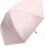 長傘 婦人用 晴雨兼用 UV 60cm EVAオールウェザーロング 60cm ジャンプ UVカット加工 パウダーピンク 345-002