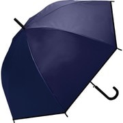 長傘 晴雨兼用 UV 65cm EVAオールウェザーロング 65cm ジャンプ UVカット加工 ネイビー 345-001
