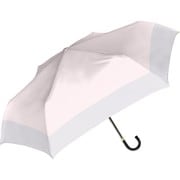折りたたみ傘 晴雨兼用 UVペールバイカラー折 55cm 手開き UVカット加工 耐風仕様 パウダーピンク 925-059