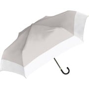 折りたたみ傘 晴雨兼用 UVペールバイカラー折 55cm 手開き UVカット加工 耐風仕様 ペールグレー 925-059