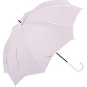 長傘 晴雨兼用 フレラ UV 50cm 手開き UVカット加工 ラベンダー 912-033