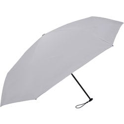 日傘 折りたたみ傘 超軽量形状安定カーボン 55cm 手開き式 一級遮光 6本骨 グレー MEX55XT-063PI-grey