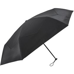 日傘 折りたたみ傘 超軽量形状安定カーボン 55cm 手開き式 一級遮光 6本骨 ブラック MEX55XT-063PI-black
