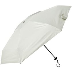 5段式日傘 晴雨兼用 50cm 手開き式 一級遮光 6本骨 撥水度5級 グラスファイバー骨 オフホワイト M50BC-065RPI-off