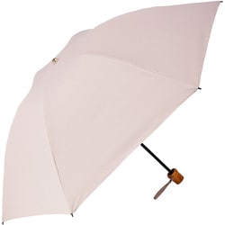 逆さ日傘 折りたたみ傘 50cm 手開き式 一級遮光 シルキーラックス クラシック ピンク S010-M55O-pink