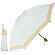 逆さ日傘 シルキーラックス バイカラー オフ×ベージュ S011-M55O-off-beige