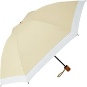 逆さ日傘 シルキーラックス バイカラー ベージュ×オフ S011-M55O-beige-off