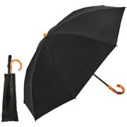 2段式50cm8本骨日傘 シルキーラックス クラシック ブラック S210-M50O-black