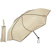超軽量カーボン日傘 花びらデザイン ベージュ MEX55HB-063PI-beige-black