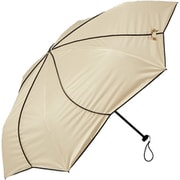 超軽量カーボン日傘 花びらデザイン ベージュ MEX55HB-063PI-beige-black