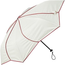 日傘 折りたたみ傘 晴雨兼用 超軽量カーボン 花びらデザイン 55cm 手開き式 一級遮光 カーボンファイバー骨 オフ MEX55HB-063PI-off-red