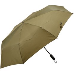折りたたみ傘 65cm 自動開閉式 8本骨 形状安定 カーキ A65XT-083UI-khaki
