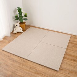 置くだけファブリック置き畳 ボーナ 同色12枚組 82×82×2.5cm ブラウン