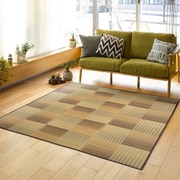 ふっくら い草ラグ クレパス 12mm 180×240cm ベージュ