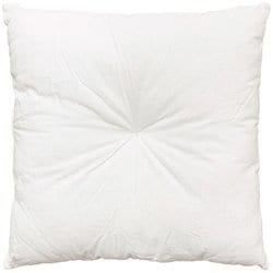 綿のふっくら座布団 60×60cm アイボリー