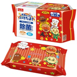 アンパンマン ノンアルコール 除菌シート （56枚入×3個） 日本製 A00331