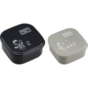 シール容器 2個入り スヌーピーブラック SSP-22