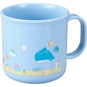 コップ 200ml プラカップ つぶらな瞳 ブルー C-1