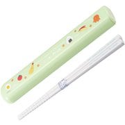 箸箱セット 引フタ箸箱セット 16.5cm つぶらな瞳 グリーン HS-11