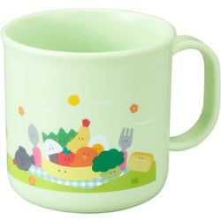 コップ 200ml プラカップ つぶらな瞳 グリーン C-1