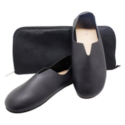 携帯スリッパ レ プリエ ノイエ ルッツ 約 24.0～26.0cm ブラック（M） PLN-5BK
