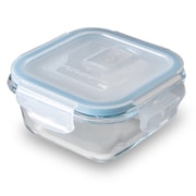 保存容器 300ml 耐熱ガラスパック 角 T-938546