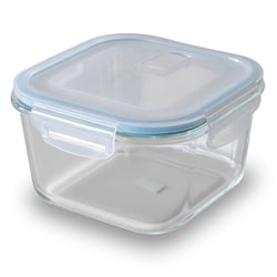 保存容器 950ml 耐熱ガラスパック 角 深 T-938553