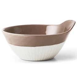 とんすい 13.5cm Craft Line クラフトライン 磁器 グレージュ T-959183
