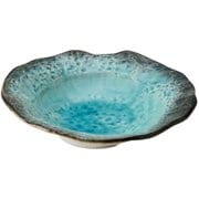 ボウル 18.5cm サラダボウル 浅鉢 KANADE 陶器 青 T-960547