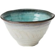 どんぶり 1.5L 丼 ボウル KANADE 陶器 青 T-962329