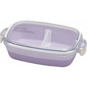 お弁当箱 抗菌 1段 2点ロック MIN FARG カフェランチ 550ml パープル