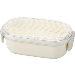 弁当箱 1段 600ml WAVE レクタングル ホワイト