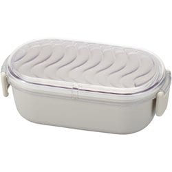 弁当箱 1段 600ml yurari レクタングル グレー