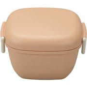 弁当箱 2段 600ml MIYA LUNCH スクウェアランチ くすみカラー ピンク
