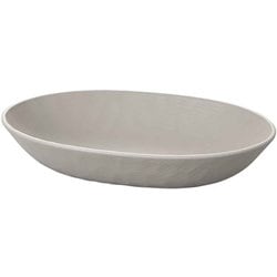 プレート 24cm オーバル tottua グレー